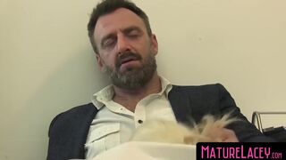 MatureLacey com - Naughty granny Lacey Star's doggystyle fucking and cum swallowing pleasure