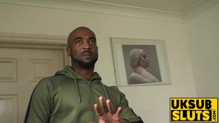 UKSubSluts com - Extremely sexy sub's ass destruction in BDSM threesome and pleasure