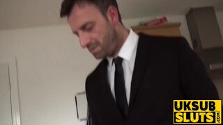 UKSubSluts com - Dark haired MILF gets the hardest fuck of her life