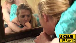 UKSubSluts com - Ivey Passion's slutty kitchen encounter with a hard fuck