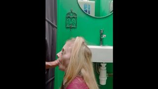 Gloryhole: Schoolgirl Sucks Cock
