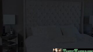 Kasey Miller blows her stepbro's cock and swallows his hot cum