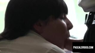 Luscious MILF with a big ass experiences rough floor action