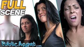 Public Agent Full Scene - 18 year old student takes my cum while her boyfriend waits outside