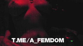 Pissing Domina Fetish Goddess Eva Latex Femdom BDSM Solo Mistress Wet Pussy Big Ass Milf Kink